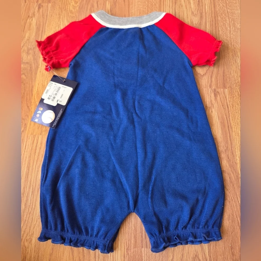 MLB Chicago Cubs Baby Romper NWT 0-3M, 3-6M, 6-9M Baseball